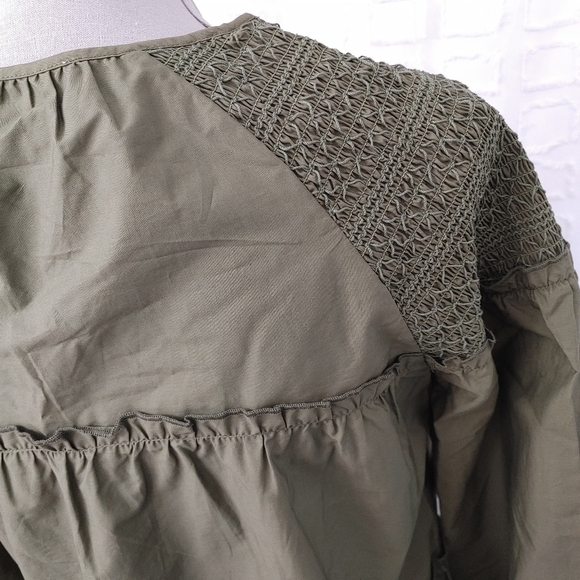 Anthropologie Boho Smocked Tunic Size XS - Picture 9 of 12